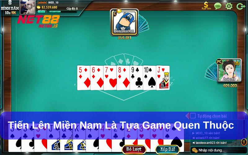 Giới thiệu trò chơi Tiến Lên Miền Nam